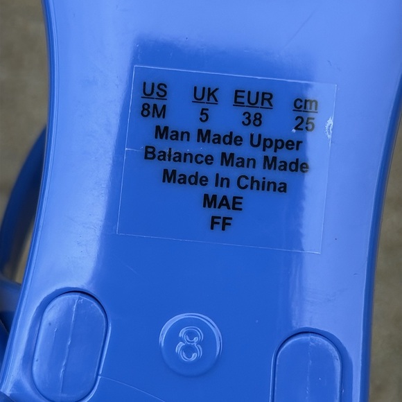 Circus by Sam Edelman Blue Mae Jelly Medallion Thong Sandals Size 8 - Picture 7 of 8